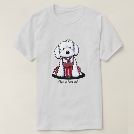 KiniArt formele kleding Maltese T-shirt (Design voorkant)