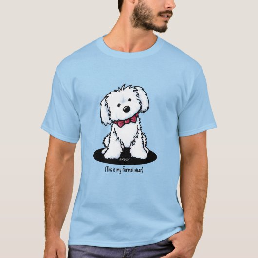KiniArt Formele Kleding Maltese T-Shirt (Voorkant)