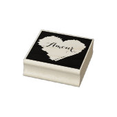 KiniArt French Heart Rubberstempel (Stempel)