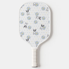 KiniArt Frenchies en Daisies Pickleball Paddle