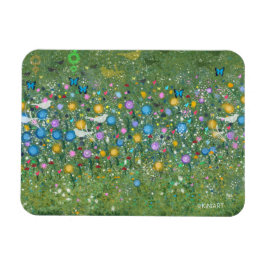 KiniArt Garden Abstracte vogels en Butterflies Magneet