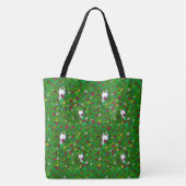 KiniArt Garden Westies All-Over Print Tote Bag (Achterkant)