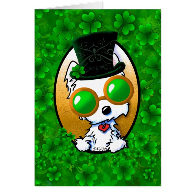 KiniArt Gelukige Westie (Voorkant)