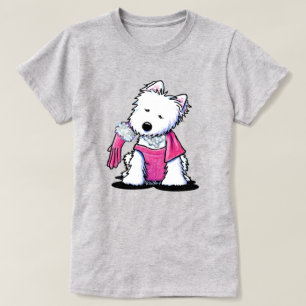 KiniArt Glamour Westie T-shirt