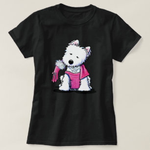 KiniArt Glamour Westie T-shirt