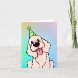 KiniArt glimlachen Doodle Birthday-kaart Bedankkaart