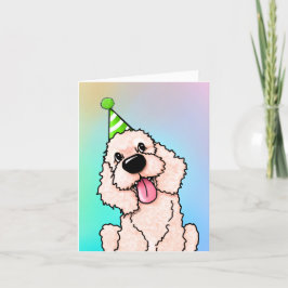 KiniArt glimlachen Doodle Birthday-kaart Bedankkaart
