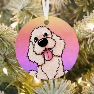 KiniArt glimlachend DOODLE Metalen Ornament