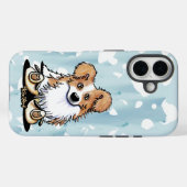 KiniArt Gold Border Collie Case-Mate iPhone Case (Achterkant (horizontaal))