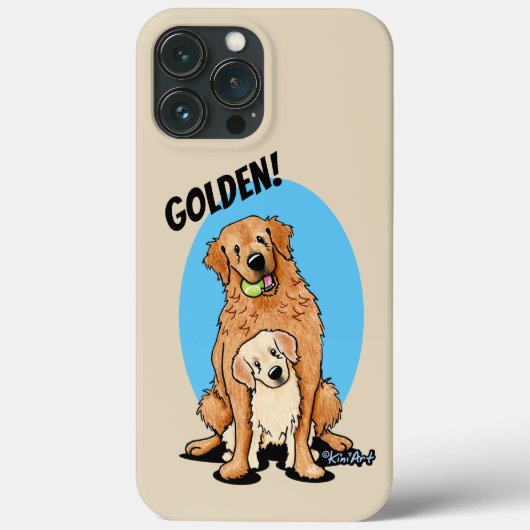 KiniArt Golden Retriever Case-Mate iPhone Case (Achterkant)