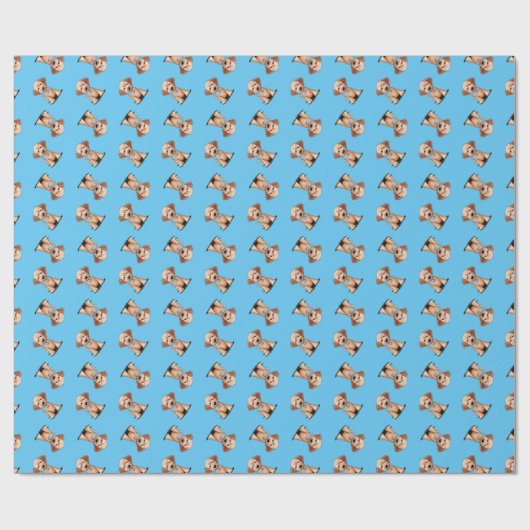 KiniArt Goldendole Cadeaupapier (Vlak)