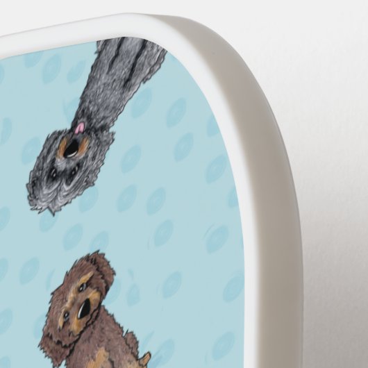 KiniArt Goldendole DoodleMoji Pickleball Paddle (Links Detail)