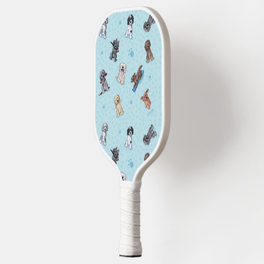 KiniArt Goldendole DoodleMoji Pickleball Paddle (Links)