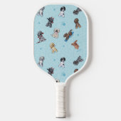 KiniArt Goldendole DoodleMoji Pickleball Paddle (Voorkant)