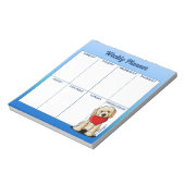 KiniArt Goldendoodle Planner Notitieblok (Linkerzijde)