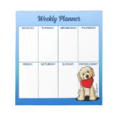 KiniArt Goldendoodle Planner Notitieblok (Voorkant)