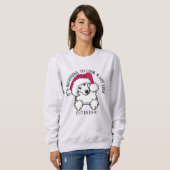 KiniArt Great Pyrenees-kerstshirt Trui (Voorkant volledig)