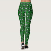 KiniArt Green Play Westies Leggings (Achterkant)