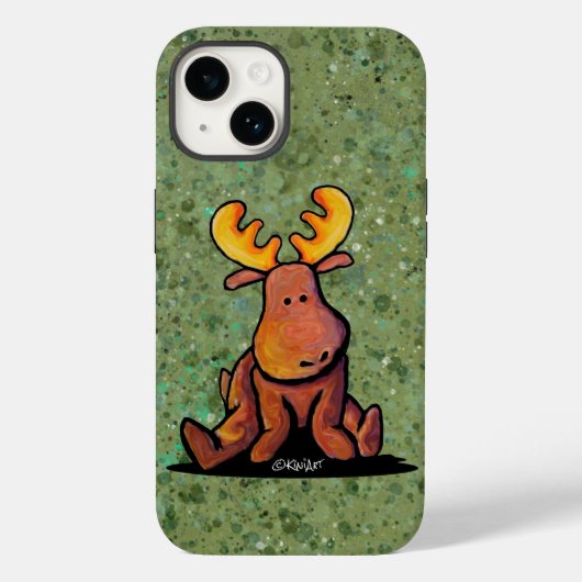 KiniArt Groovy Moose Case-Mate iPhone Case (Achterkant)