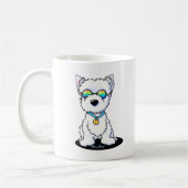 KiniArt Groovy Westie Koffiemok (Links)