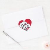 KiniArt Gully & Gidget Red Heart Stickers (Envelop)