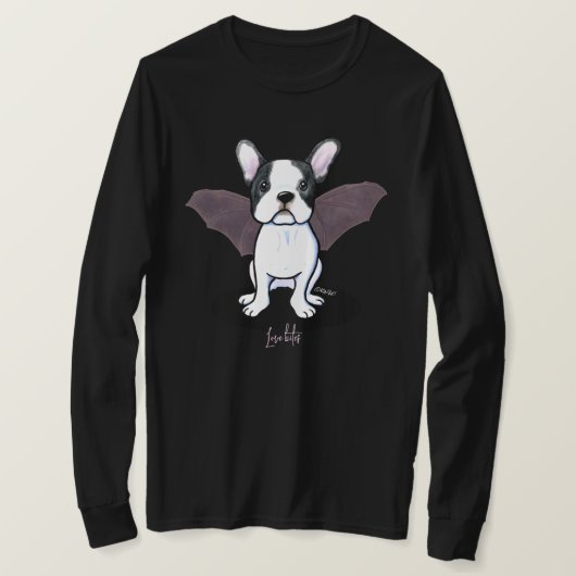KiniArt Halloween Frenchie T-Shirt (Design voorkant)