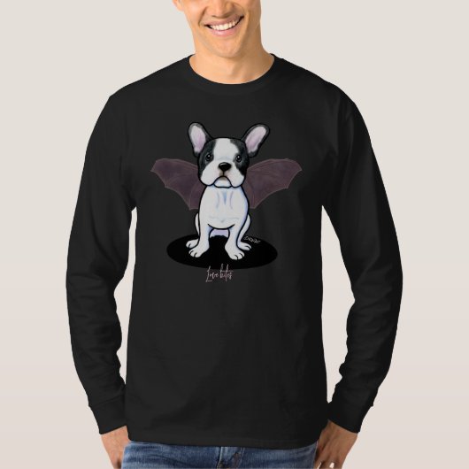 KiniArt Halloween Frenchie T-Shirt (Voorkant)