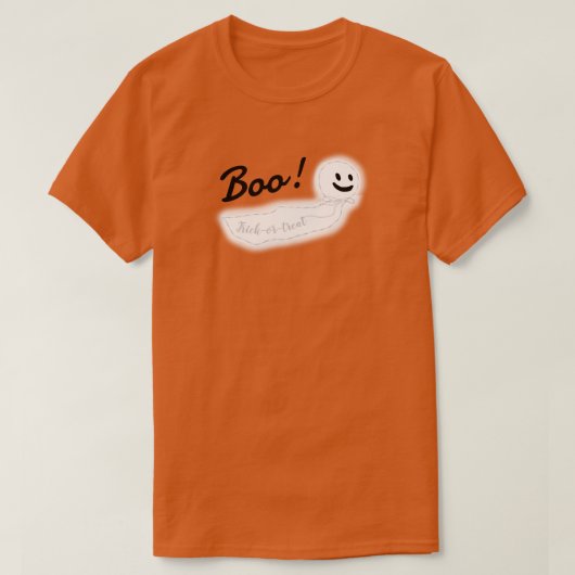 KiniArt Halloween Ghost T-shirt (Design voorkant)