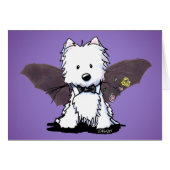 KiniArt Halloween Westie Terrier (Voorkant Horizontaal)