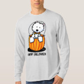 KiniArt Halloween Westie Terrier T-Shirt (Voorkant)
