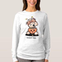 KiniArt Halloween Yorkie T-shirt