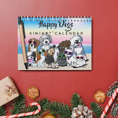 KiniArt Happy Dogs-agenda Kalender