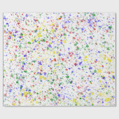 KiniArt Happy Paint geplateerd Cadeaupapier (Vlak)