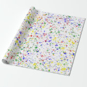 KiniArt Happy Paint geplateerd Cadeaupapier (Uitgerold)