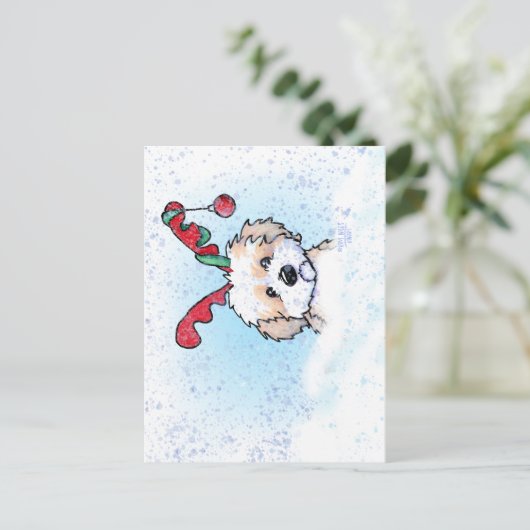 KiniArt Havanese Briefkaarten voor aangepaste kers (Staand voorkant)