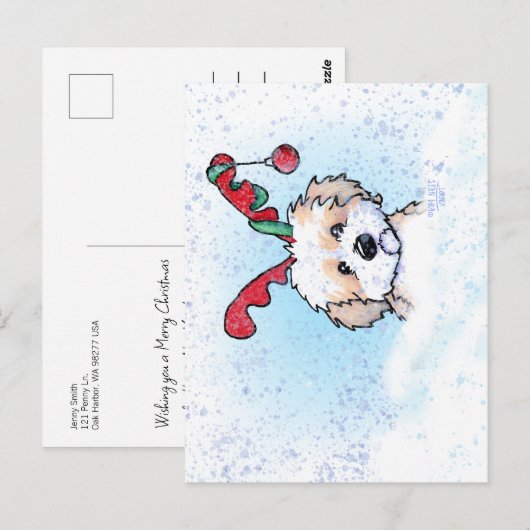 KiniArt Havanese Briefkaarten voor aangepaste kers (Voorkant / Achterkant)