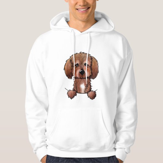 KiniArt Havanese Chocolade Hoodie (Voorkant)