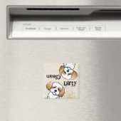 KiniArt Havanese Dishwasher magnet (Insitu (Vaatwasser))