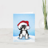 KiniArt Havanese Kerst Kaart (Voorkant)
