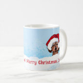 KiniArt Havanese Kerstkoffie Mok (Voorkant rechts)