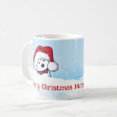 KiniArt Havanese Kerstmis Koffiemok (Voorkant links)