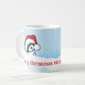 KiniArt Havanese Kerstmis Koffiemok (Voorkant links)