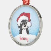 KiniArt Havanese Kerstmis Metalen Ornament (Links)