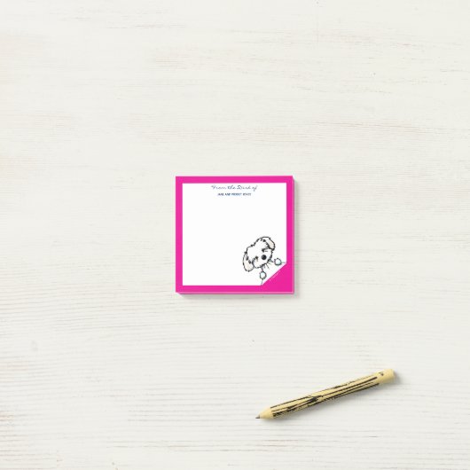 KiniArt Havanese Notes (Op bureau)