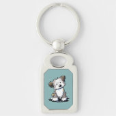 KiniArt Havanese Sleutelhanger (Voorkant)