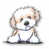 KiniArt Havanese Sticker (Voorkant)