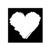 KiniArt Heart Rubberstempel (Afrduk)