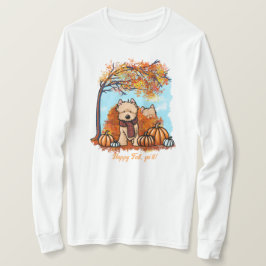 KiniArt Herfst Cairn Terriers T-Shirt