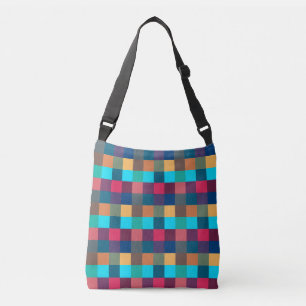 KiniArt Herfst Geruit  Crossbody Tas