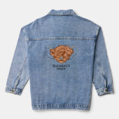 KiniArt Highland Koe Denim Jacket (Achterkant)